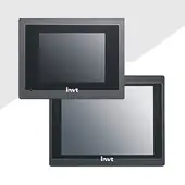 دو پنل نمایشگر HMI اینوت با قاب مشکی