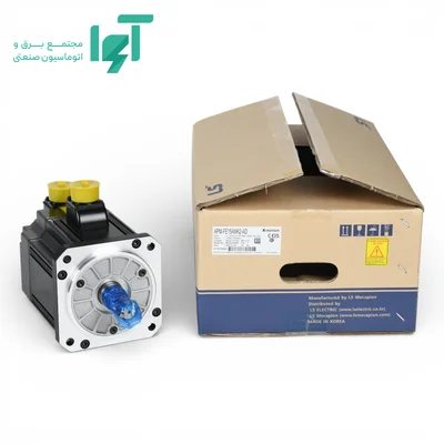 نمای جانبی و جعبه سروو موتور 1.5 کیلووات 3000 دور ترمزدار XML-FEP15AMK2E ال اس