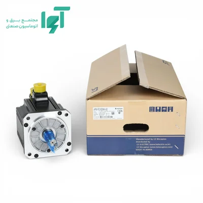 نمای جانبی و جعبه سروو موتور 1.6 کیلووات 2000 دور ساده APM-FE16DEKE ال اس