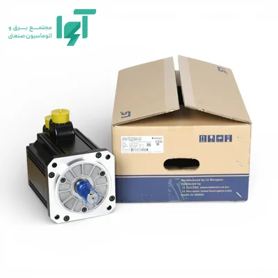 نمای جانبی و جعبه سروو موتور 2.2 کیلووات 3000 دور ساده APM-FE22AEKE ال اس