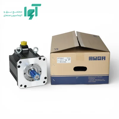 نمای جانبی و جعبه سروو موتور 5.5 کیلووات 2000 دور ساده APM-FFP55DMKE ال اس