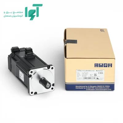 نمای جانبی و جعبه سروو موتور 800 وات 3000 دور ترمزدار XML-FC08ANK2E ال اس