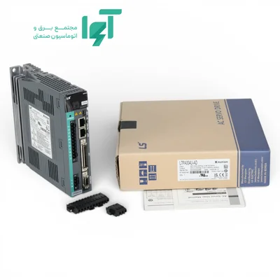 نمای جانبی و جعبه سروو درایو 400 وات سری XDL ال اس  XDL-L7PA004UE