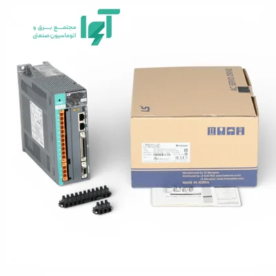 نمای جانبی و جعبه سروو درایو 1 کیلووات سری XDL ال اس  XDL-L7PA010UE