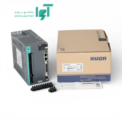 نمای جانبی و جعبه سروو درایو 2 کیلووات سری XDL ال اس  XDL-L7PA020UE