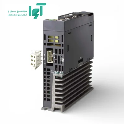 نمای زیرین و هیت‌سینک سروو درایو دلتا 1 کیلووات مدل ASD-A2R-1021-M با ترمینال‌های اتصال مربوط به سیستم کنترل سروو
