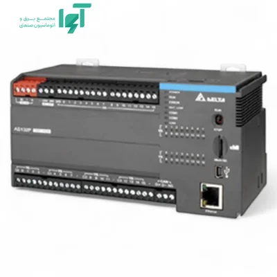 تصویر محصول PLC دلتا AS164P-A با شناسه AS164P-A و نمای کامل بدنه و اجزا