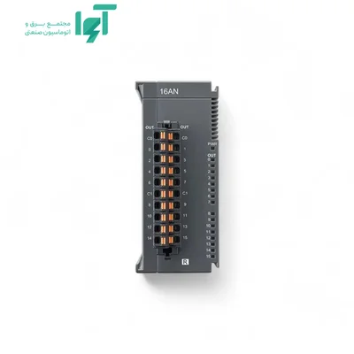 تصویر محصول ماژول خروجی دیجیتال دلتا AS16AN01R-A با شناسه AS16AN01R-A و نمای کامل بدنه و اجزا