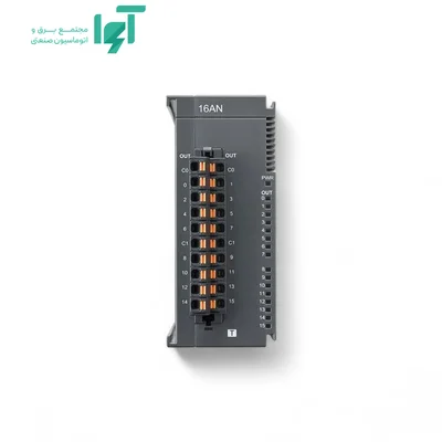 تصویر محصول ماژول خروجی دیجیتال دلتا AS16AN01T-A با شناسه AS16AN01T-A و نمای کامل بدنه و اجزا
