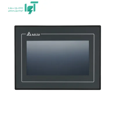نمای مقابل HMI دلتا 7 اینچ DOP-107BV با قاب مشکی