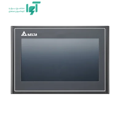 نمای مقابل HMI دلتا 7 اینچ DOP-107WV با قاب مشکی