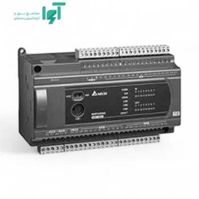 تصویر محصول PLC دلتا DVP32ES200TE با شناسه DVP-32ES200TE و نمای کامل بدنه و اجزا
