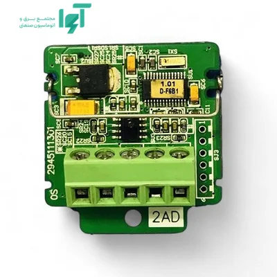 تصویر محصول کارت خروجی آنالوگ دلتا DVP-F2DA با شناسه DVP-F2DA و نمای کامل بدنه و اجزا