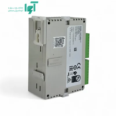نمای جانبی و گیره نصب روی ریل در PLC دلتا DVP10SX11T
