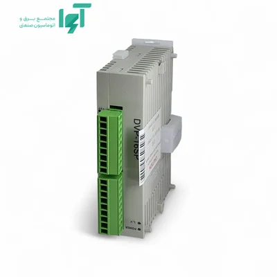 نمای جانبی بدنه باریک DVP16SP11R و ردیف ترمینال‌های I/O
