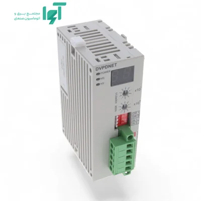 تصویر محصول ماژول شبکه دلتا DVPDNET-SL با شناسه DVPDNET-SL و نمای کامل بدنه و اجزا