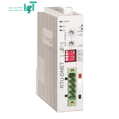 تصویر محصول ماژول ترمینال شبکه دیوایس نت دلتا مدل RTU-DNET با شناسه RTU-DNET و نمای کامل بدنه و اجزا