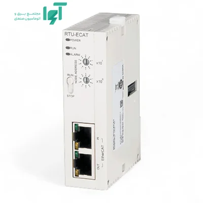 تصویر محصول ماژول ترمینال شبکه EtherCAT دلتا مدل RTU-ECAT با شناسه RTU-ECAT و نمای کامل بدنه و اجزا