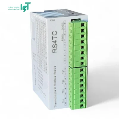 تصویر محصول ماژول ترموکوپل چهارکانال EZA مدل RTU-RS4TC با شناسه RTU-RS4TC و نمای کامل بدنه و اجزا