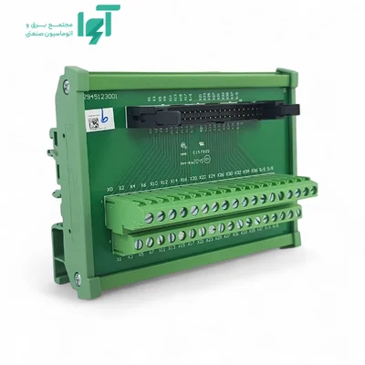 تصویر محصول ماژول ترمینال خارجی ۳۲ ورودی دلتا UB-10-ID32A-GM با شناسه UB-10-ID32A-GM و نمای کامل بدنه و اجزا