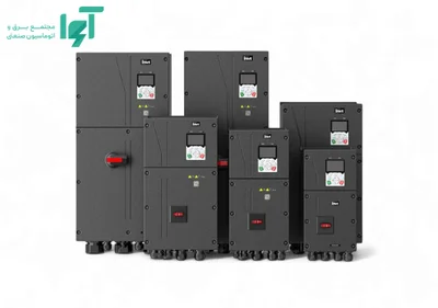 نمای مقابل مجموعه اینورتر سه‌فاز 11 کیلووات GD350-IP55 اینوت GD350-011G/015P-45-NS