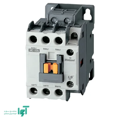 نمای خانواده کنتاکتور سه پل ال اس MC-9b-DC24 با بوبین 24 V DC