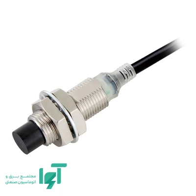 سنسور القایی استوانه‌ای امرن E2E-X8MD2 با اتصال کابلی