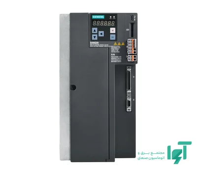نمای مقابل سروو درایو زیمنس 7 کیلووات 6SL3210-5FE17-0UA0