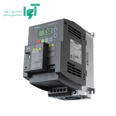 نمای زیرین و فن اینورتر تکفاز 2.2 کیلووات V20 زیمنس 6SL3210-5BB22-2AV0