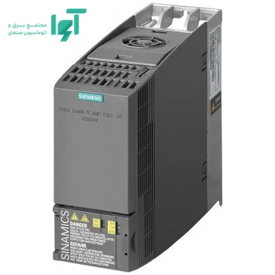 نمای مجاور اینورتر سه فاز 2.2 کیلووات G120C زیمنس 6SL3210-1KE17-5AF1